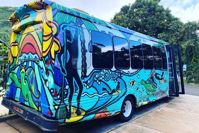 1/2 Circle Island & North Shore Fun with The Surf Bus - Sunset and Pipeline