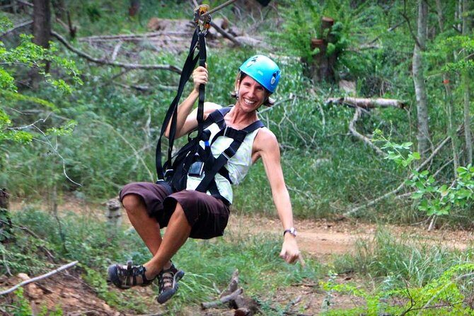 1-Hour 3 Zipline Tour at Coral Crater - Key Points