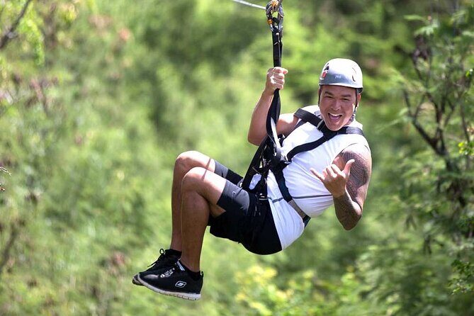 1-Hour 3 Zipline Tour at Coral Crater - The Safety and Comfort of the Experience