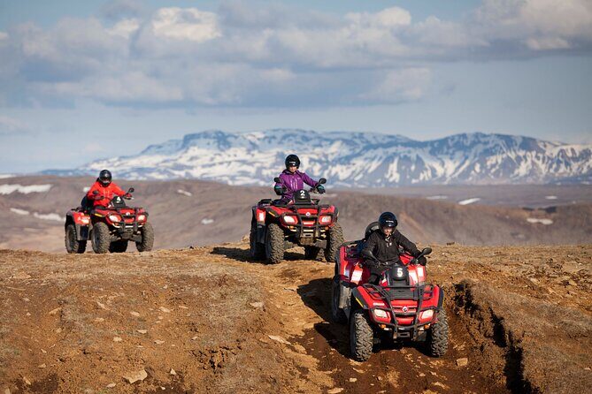 1 Hour ATV Quad Tour : Pick up from Reykjavik (2 persons per ATV) - Key Points