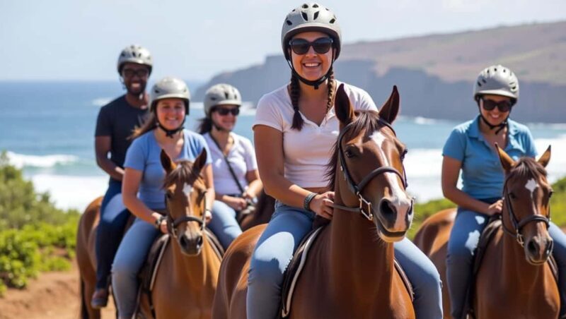 1-hour horseback ride in the south of Tenerife - Key Points