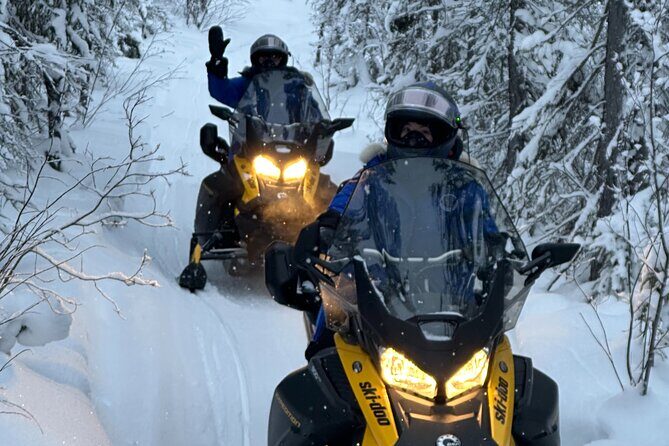 1 Hour Snowmobile Adventure in Yellowknife - The Snowmobile Fleet and Gear