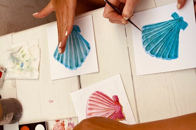 1 Hour Watercolor Workshop in Parikia Paros! - The Art Materials and Personal Touch