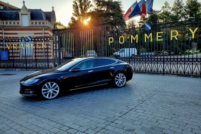 100% electric airport transfer From Reims and Epernay to Paris - Key Points