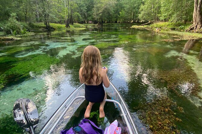 2 Hour Glass Bottom Guided Kayak Eco Tour in Gilchrist Blue - FAQs