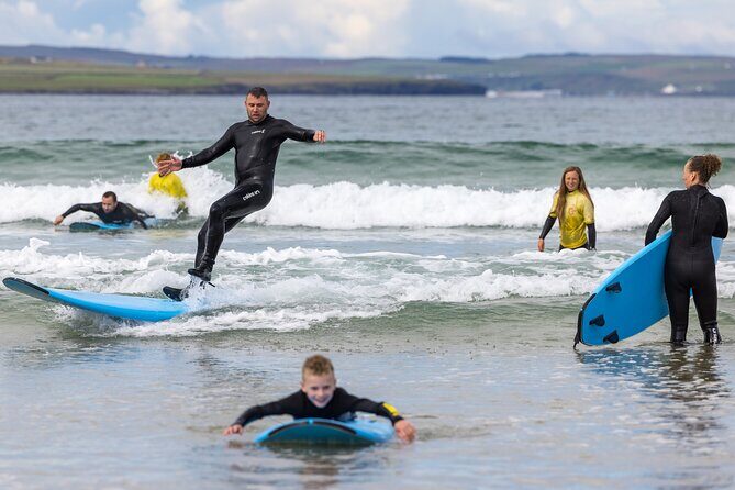 2 hour group lesson (3-16 people) - An Introduction to the Scottish Highlands Surf Lesson