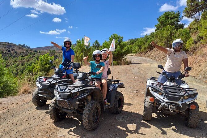 2 hours Quad Tour in Marbella - 1 quad for 1/2 persons 170 - Key Points