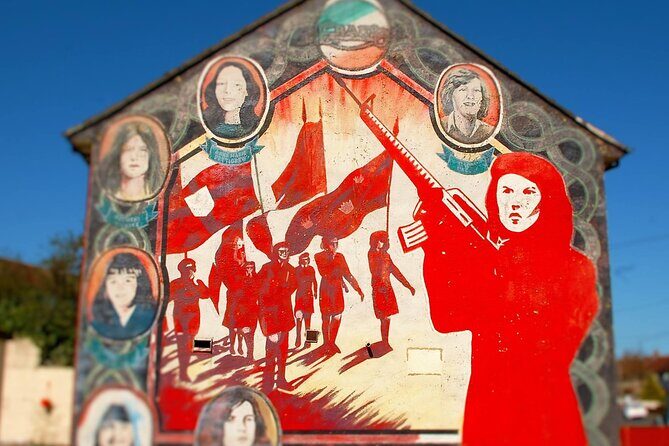 2 hrs Belfast unique history terror & mural private Taxi tour - Key Points