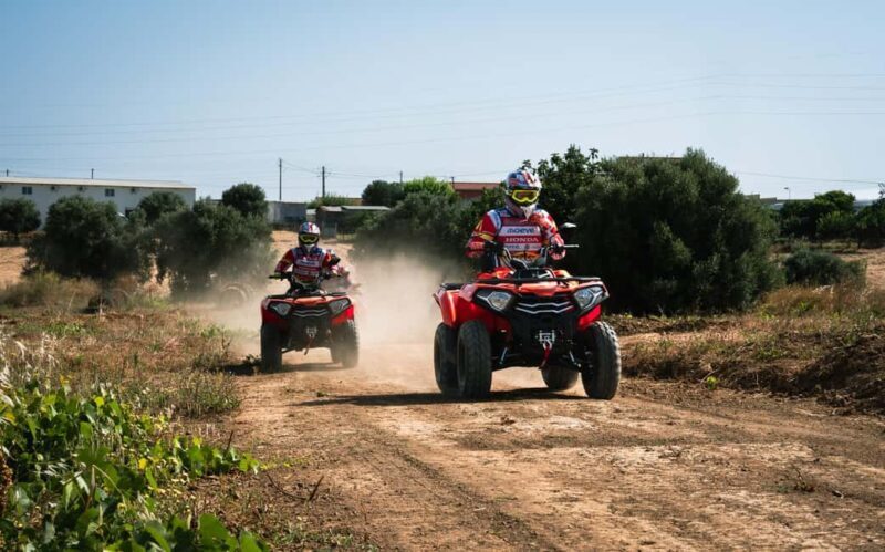 2 Person Quad Tour with Guide - Carregado, Lisboa - The Ride: Diverse Tracks and Landscapes