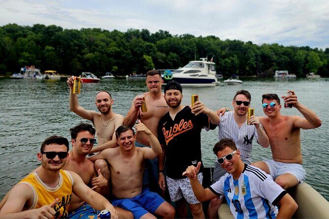 25ft Pontoon Party Boat w/ Captain up to 12 people (3 hrs) - FAQ