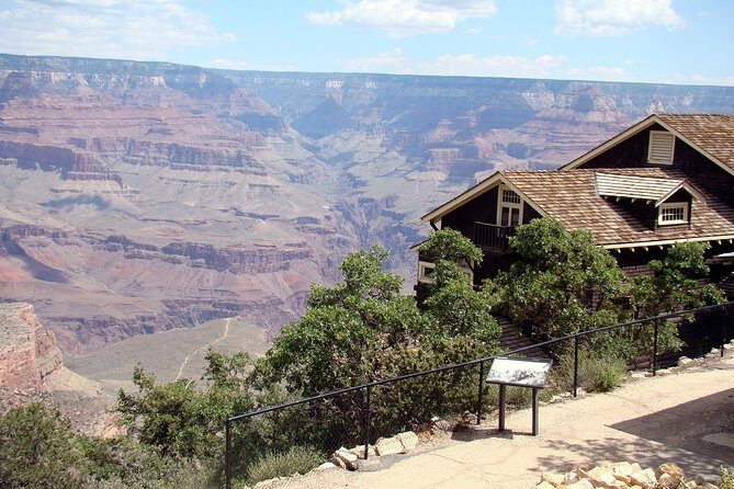 3 Hour Back-Road Safari to Grand Canyon with Entrance Gate By-Pass at 9:30 am - Stop 4: Hopi House, El Tovar Hotel, and Bright Angel Lodge