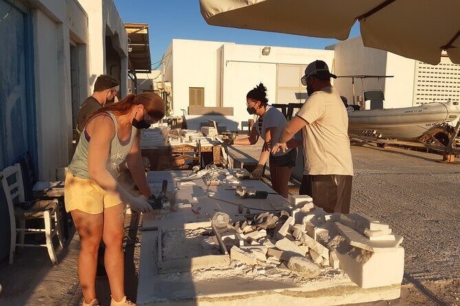 3-Hour Marble Workshop Creating your own Souvenir out of ( Paros ) Marble - The Sum Up