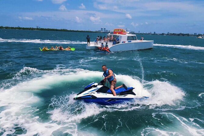 3 Hour Party Boat Jet ski Banana Tube and open bar in Miami - What You Can Expect: A Full Breakdown