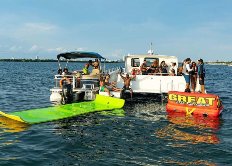 3 Hour Party Boat with Jet Ski Banana Boat & Open Bar Miami - What to Expect from Your Miami Party Boat Experience