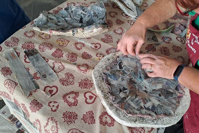 3 Hours Art Creation: Papier-mâché in the Studio in Pietrasanta - Key Points