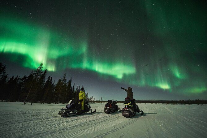 3 Hours Snowmobiling under Auroras and Night Sky - What This Tour Is All About
