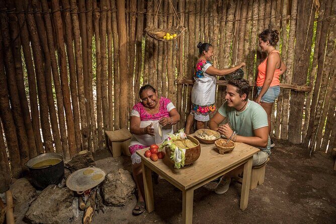 3 in 1 Tour to Coba Cenote and Maya Village - Sunset Dinner at Coba Lagoon