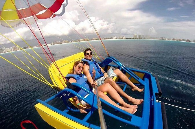 30 Minutes Sky Rider Lagoonside Parasailing in Cancun - The Parasailing Experience