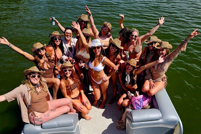 30ft Double Decker Slide Party Pontoon on Percy Priest - 16 max - What to Expect on the Tour