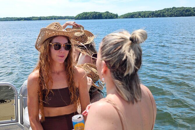 30ft Double Decker Slide Party Pontoon on Percy Priest - 16 max - FAQs