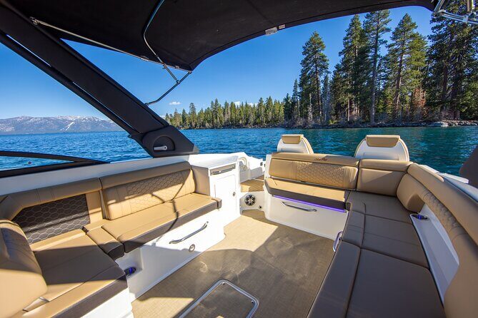 30ft Luxury Private Yacht Charter on South Lake Tahoe - What’s Included and What’s Not