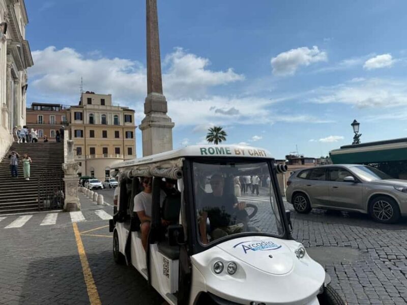 3H Rome: Baroque, Ancient and food experience by Golf Cart - Key Points