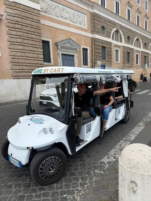 3H Rome: Baroque, Ancient and food experience by Golf Cart - FAQs