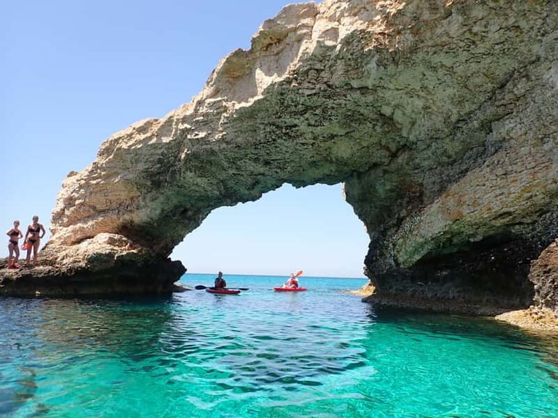 4-hour Ayia Napa SeaCaves Guided Kayaking from Limnara beach - Key Points