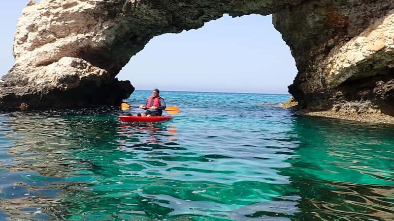 4-hour Ayia Napa SeaCaves Guided Kayaking from Limnara beach - A Closer Look at the Kayaking Experience