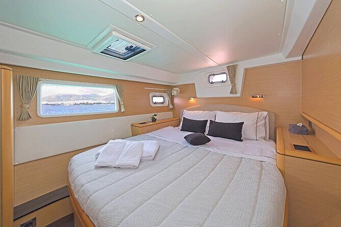 5 Hour Private Day or Sunset Cruise in Large & Majestic Catamaran - The Experience Begins at Ornos Bay