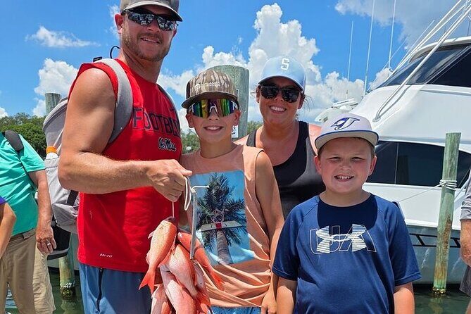 6 Hour Family Friendly Party Boat Fishing in Destin - FAQ