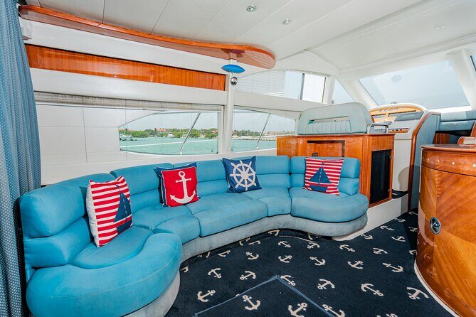 8-Hour Private 50' Azimut 2-Stop Tour to Cozumel Beach w/Food, Drinks & Snorkel - FAQ