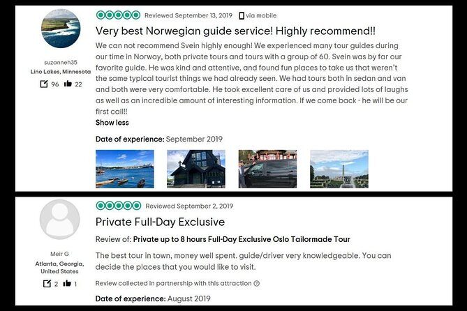 8 hours Full-Day Exclusive Oslo Tailormade Guided Limo Tour - Final Thoughts