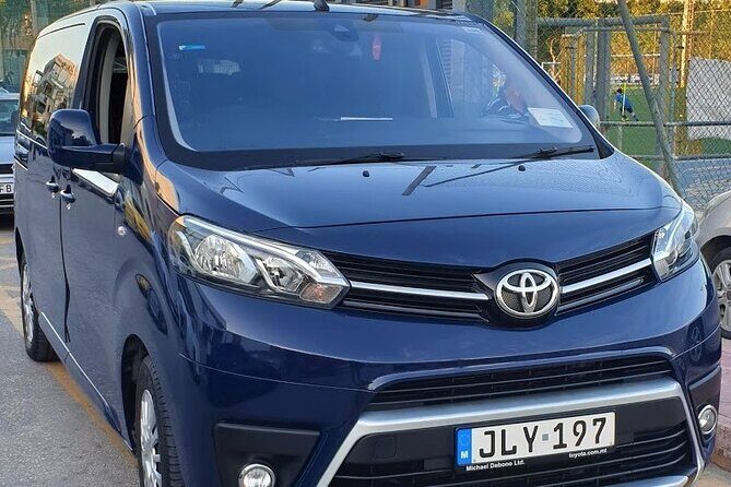 8 Seater Van - Malta International Airport to Hotel/Accommodation - Key Points