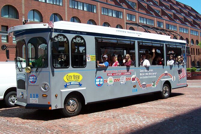 80-Min Narrated Trolley Tour of Historic Boston & Freedom Trail - Key Points