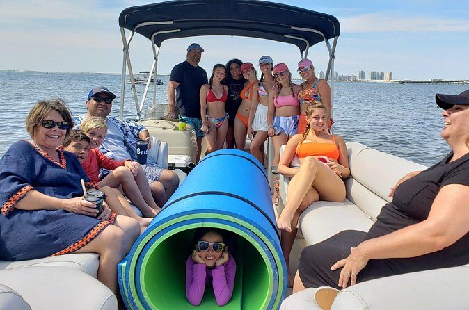 9Hour Pontoon Boat Rental in Navarre,FL Relax & Explore the Coast - Pricing and Value