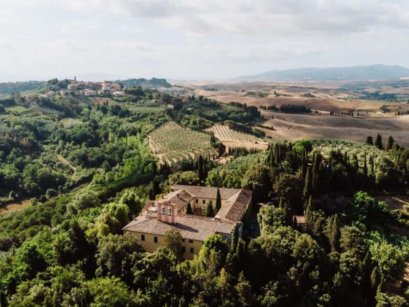 Abbey Tour, Wine Tasting & Tuscan Lunch Near Pisa - Key Points