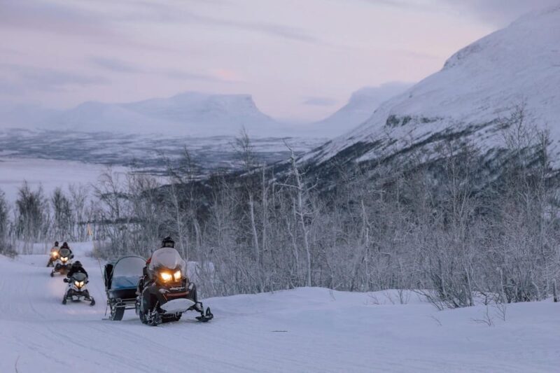 Abisko/Björkliden: Panorama Snowmobile Tour with Snacks - The Itinerary in Detail