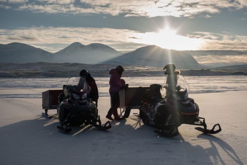 Abisko: Snowmobile Sled Expedition with Snack and Hot Drink - Key Points