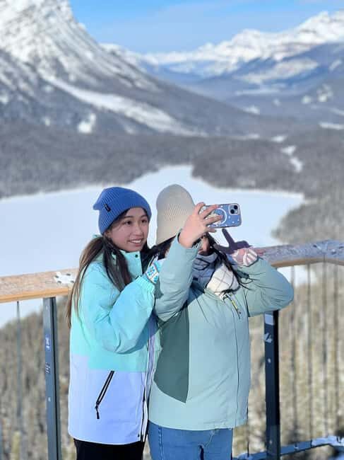 Abraham ice bubble lake/Sunwapta Falls Peyto Lake Bow Lake - Key Points