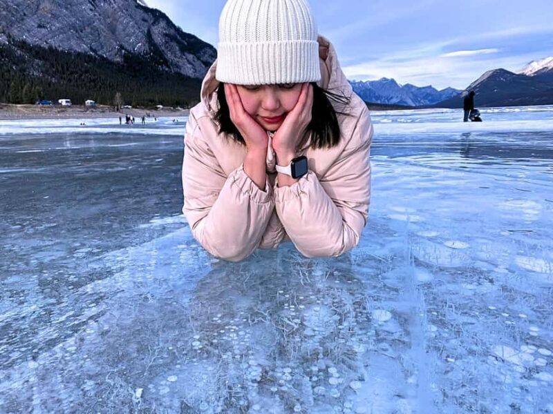 Abraham ice bubble lake/Sunwapta Falls Peyto Lake Bow Lake - The Experience: How It Feels to Be There