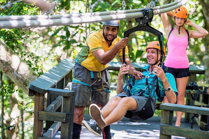 Admission + 2x Zip Line + Unlimited Water Slide Rides - Key Points