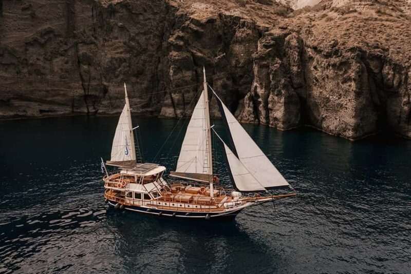 Adonis Luxury Schooner Santorini Full Day Cruise - Key Points