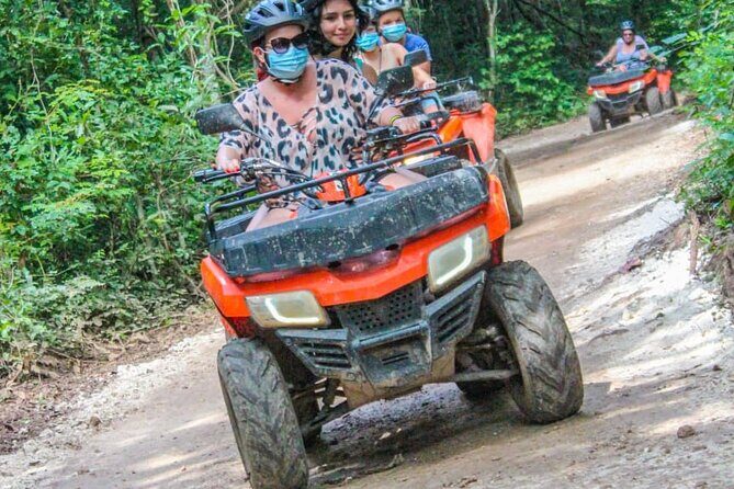 Adrenaline tour: Drive an ATV do Ziplines and Swim at a Cenote from Cancun - FAQ