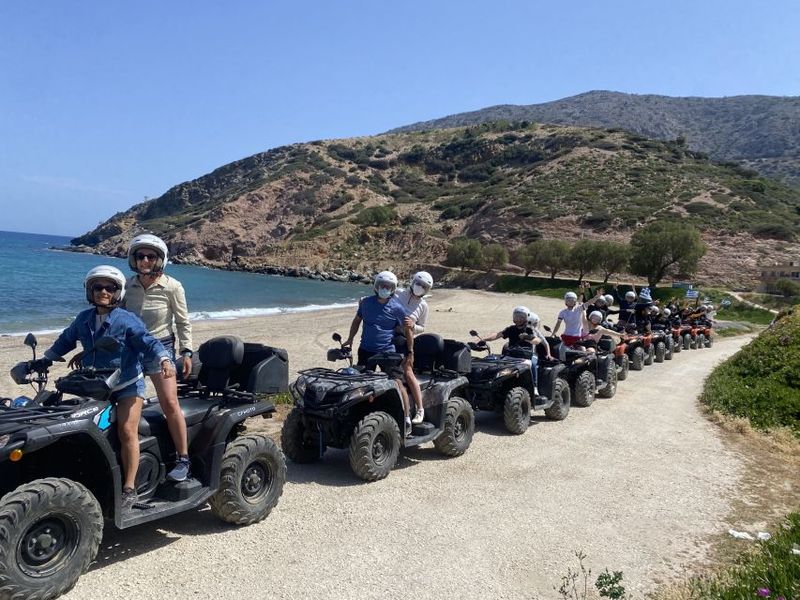 Agia Pelagia Crete Quad Bike authentic backland Tour - El Greco Museum Area: Passing a Creative Landmark
