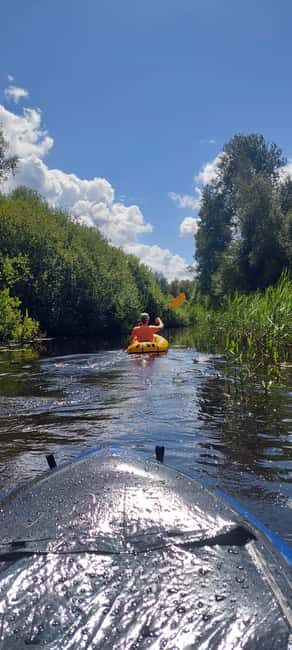 Agunnaryd: guided packrafting tour (4 hours) - Introduction to the Packrafting Experience
