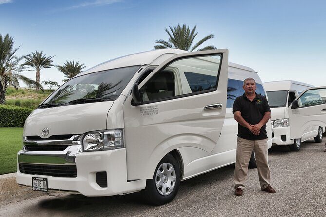Airport Transfer to Cabo San Lucas & Pacific side Hotels & Villas Round Trip - How the Service Works