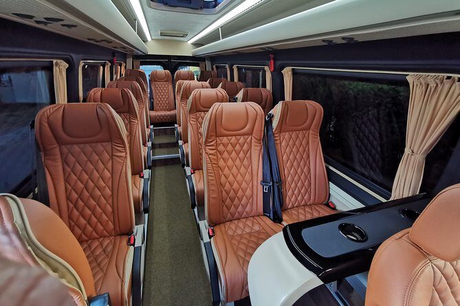 AIRPORT TRANSFER to/from hotel (up 14 in a luxurious Minibus ) - The Vehicle: Comfort and Capacity