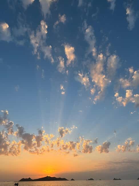 Ajaccio : Sunset seascape at the Sanguinaires - The Experience in Detail