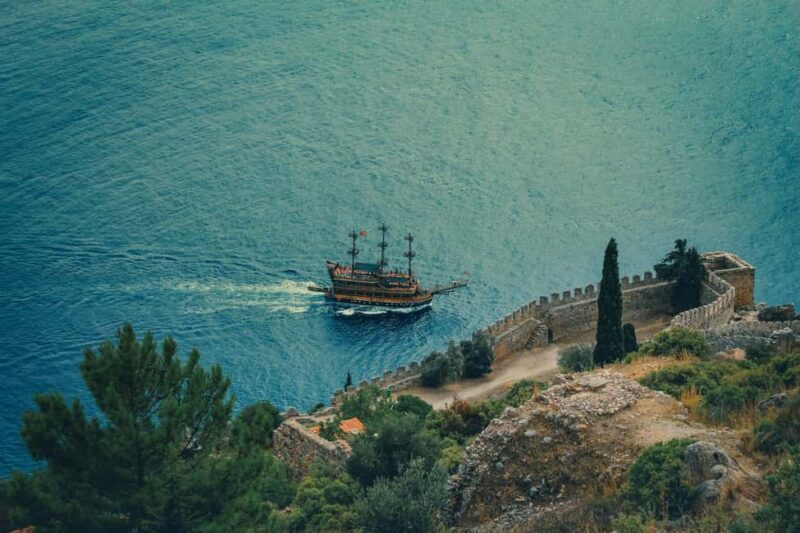Alanya Boat Tour from Antalya with Swimming Stop - Key Points